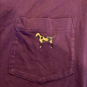 Maroon long sleeve & cheetah shirt